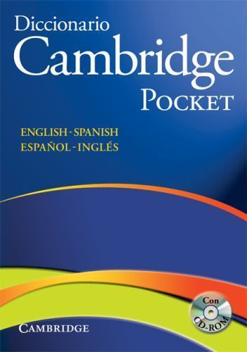 Cambridge Pocket Dictionary Bilingual,  (English to Spanish to English) w/CD Rom
