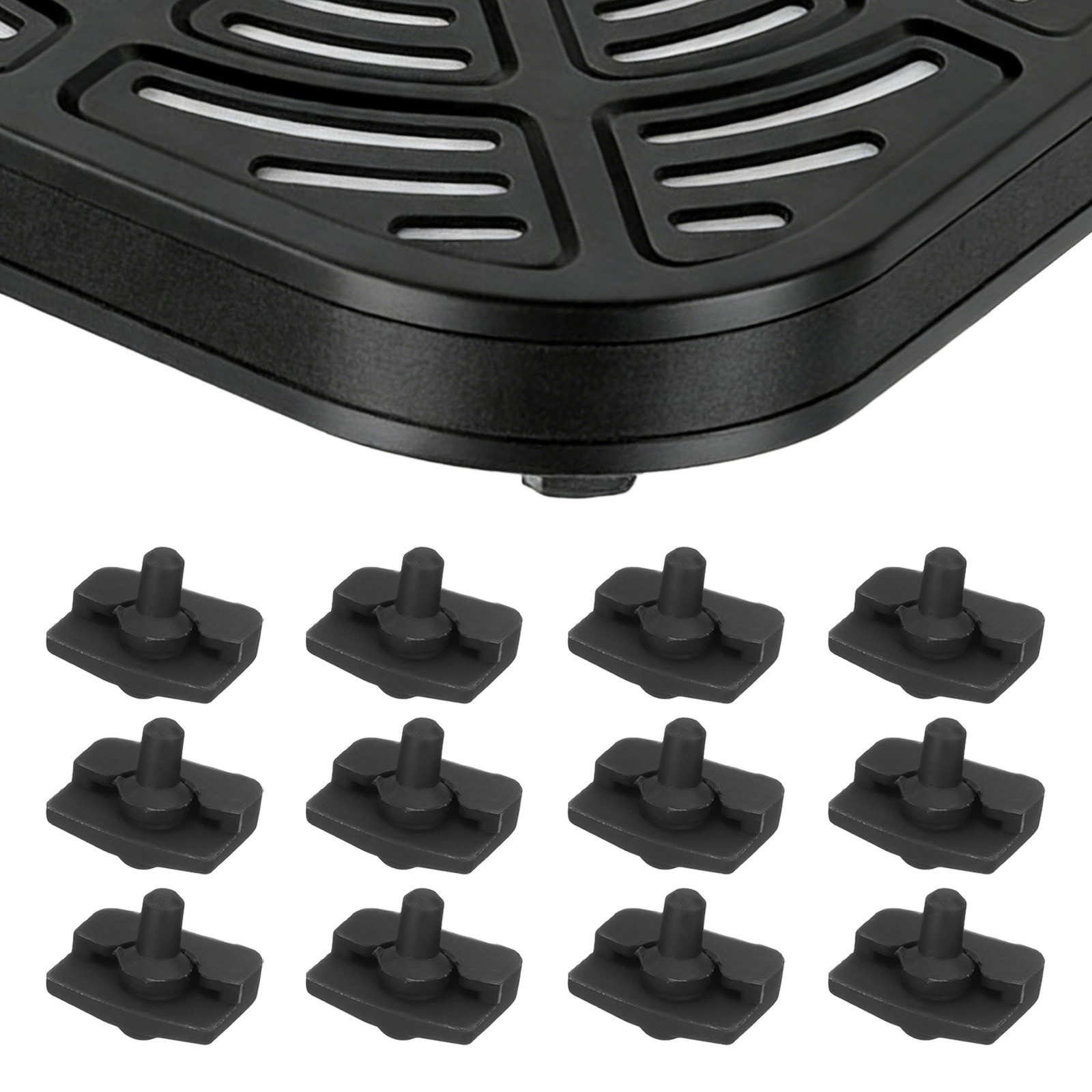 12 Pcs Air Fryer Replacement Parts for Air Fryer 0.8x0.6x0.7 Inch, Square Nub
