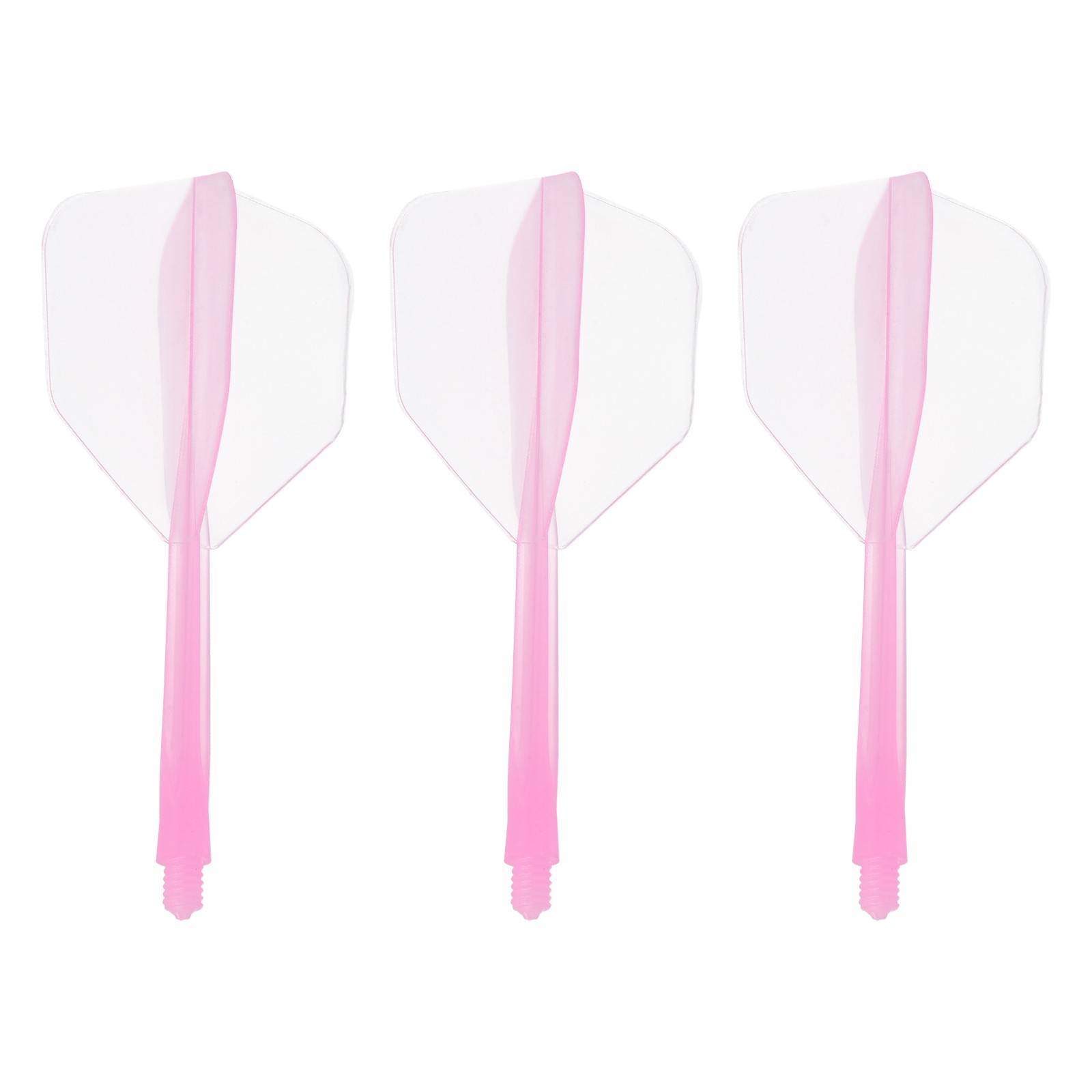 Integrated Dart Shaft Flights, 3 Pack Durable Dart Flight Set, Pink