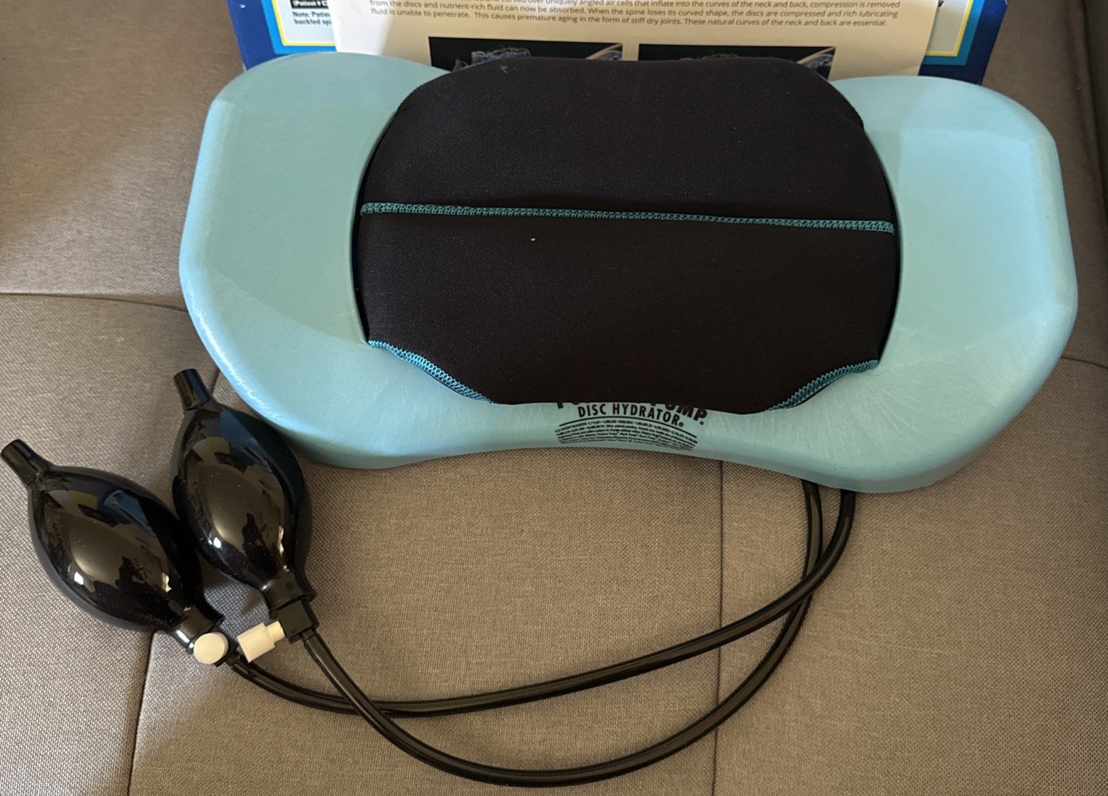 Posture Pump Back Excerciser Elliptical Rocker Model 2000 Works W/Original Box