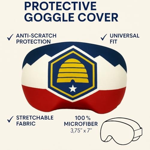 Microfiber Goggle Cover – Anti-Scratch, Stretchable Fit – 100% Microfiber Utah