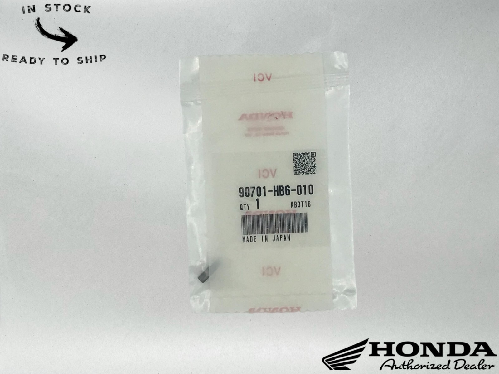 Honda Genuine OEM Woodruff Key 90701-HB6-010