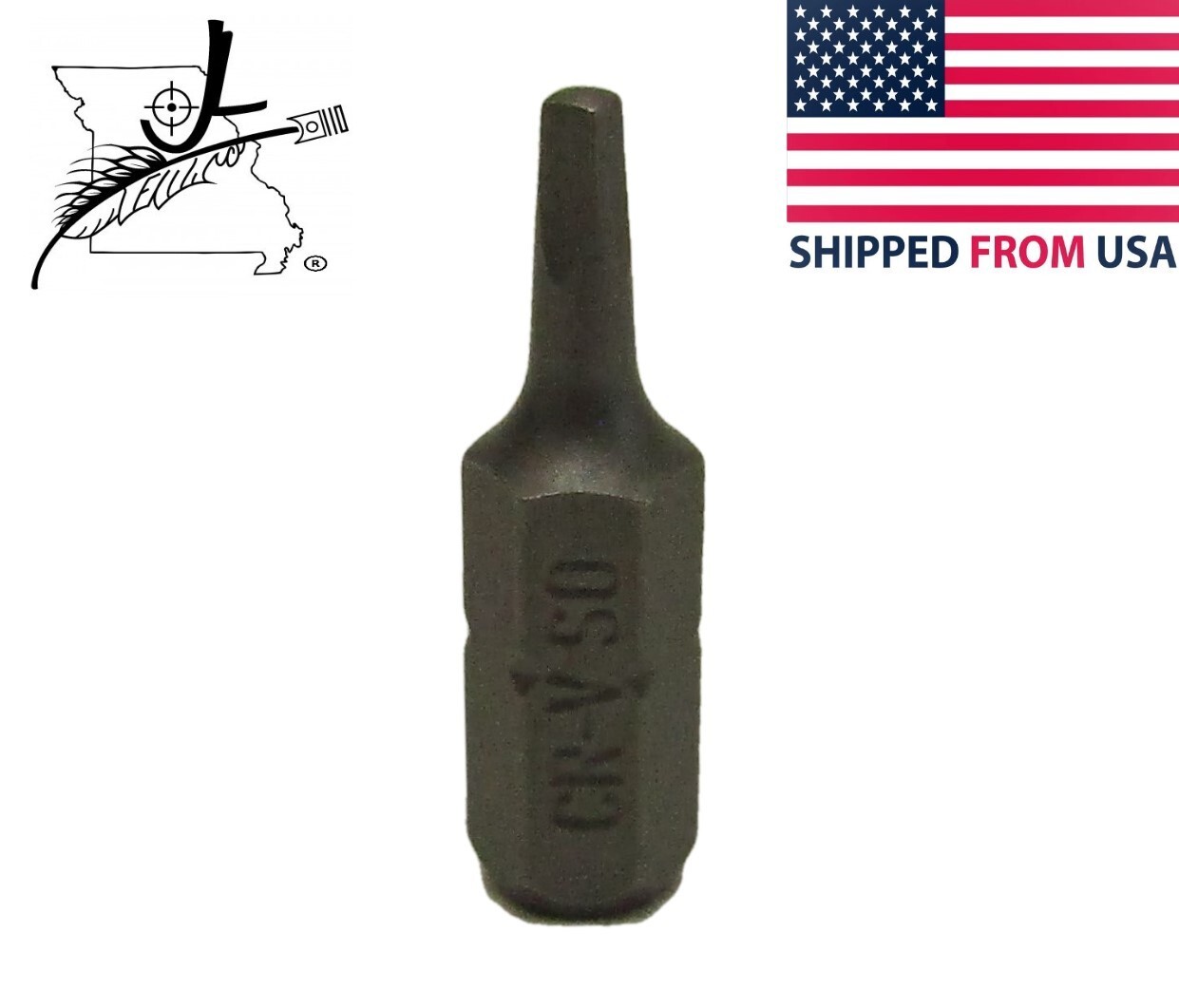 1x S0 SQ0 #0 Square Robinson 1/4" Hex Shank Screwdriver Bit 25mm 1" Long Standar