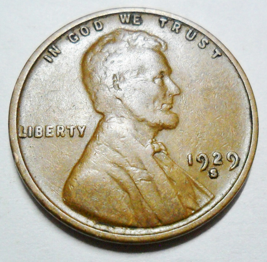 1929 S Lincoln Wheat Cent / Penny   *VF - VERY FINE*    **FREE SHIPPING**