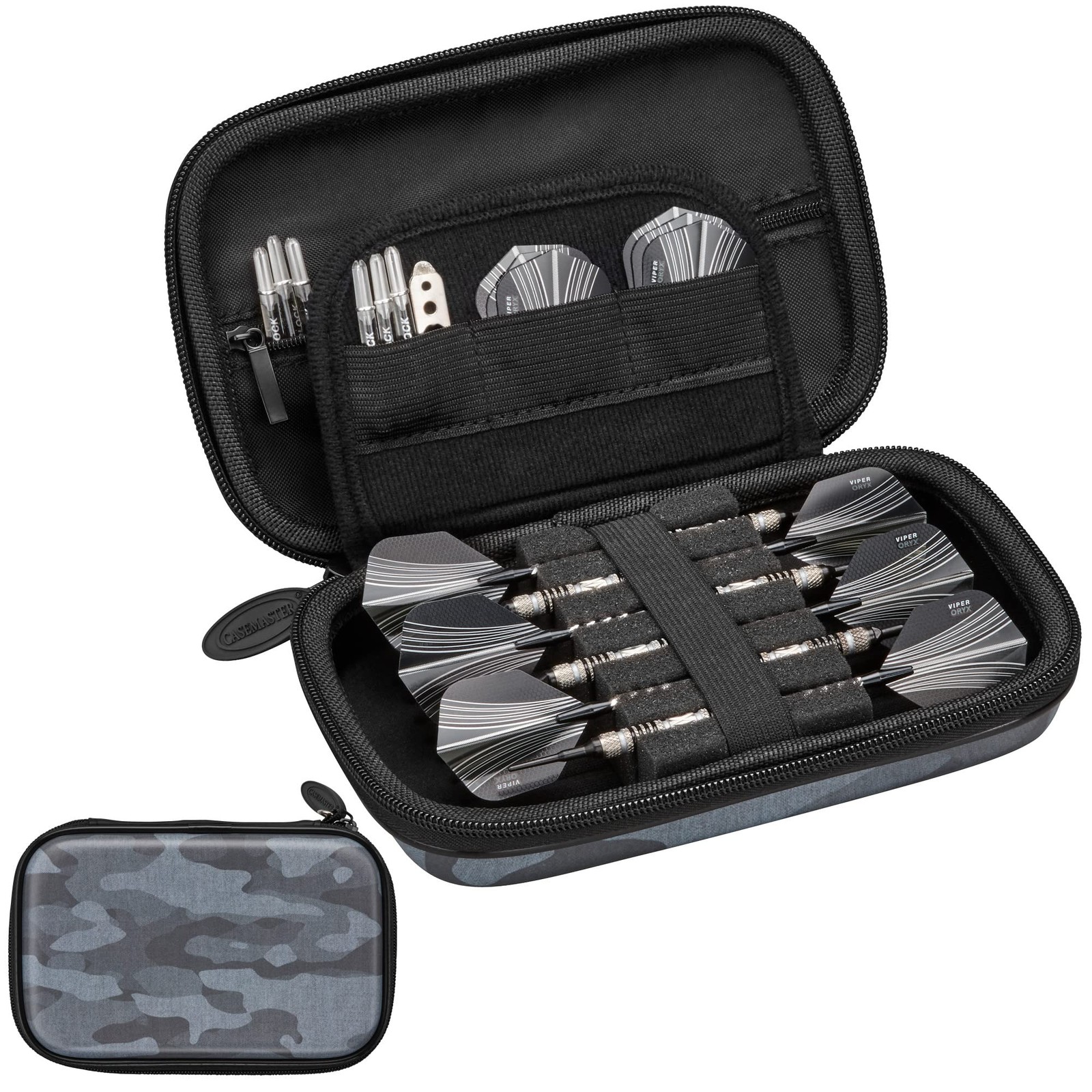 Casemaster Sentinel 6 Dart Case, Holds Extra Accessories, Tips, Shafts and Fl...
