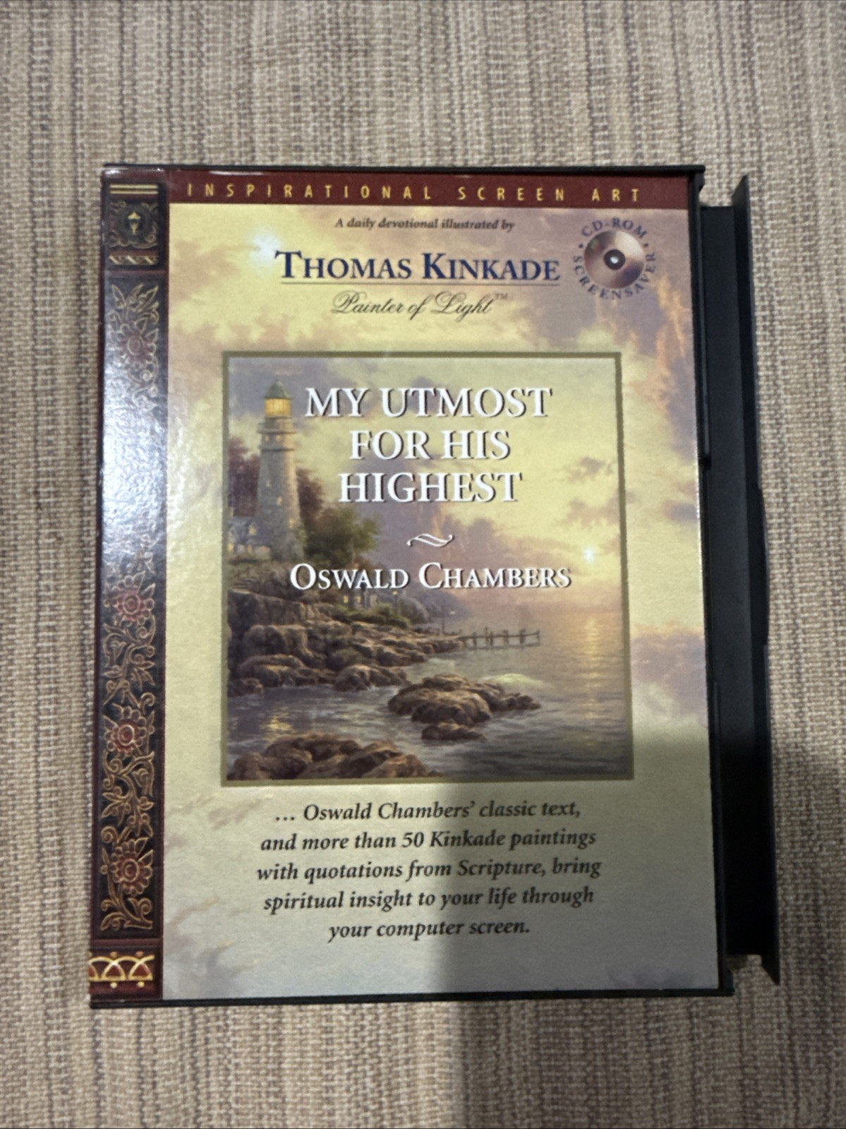 Thomas Kinkade Screen Art My Utmost For His Highest (PC & Mac) Oswald Chambers