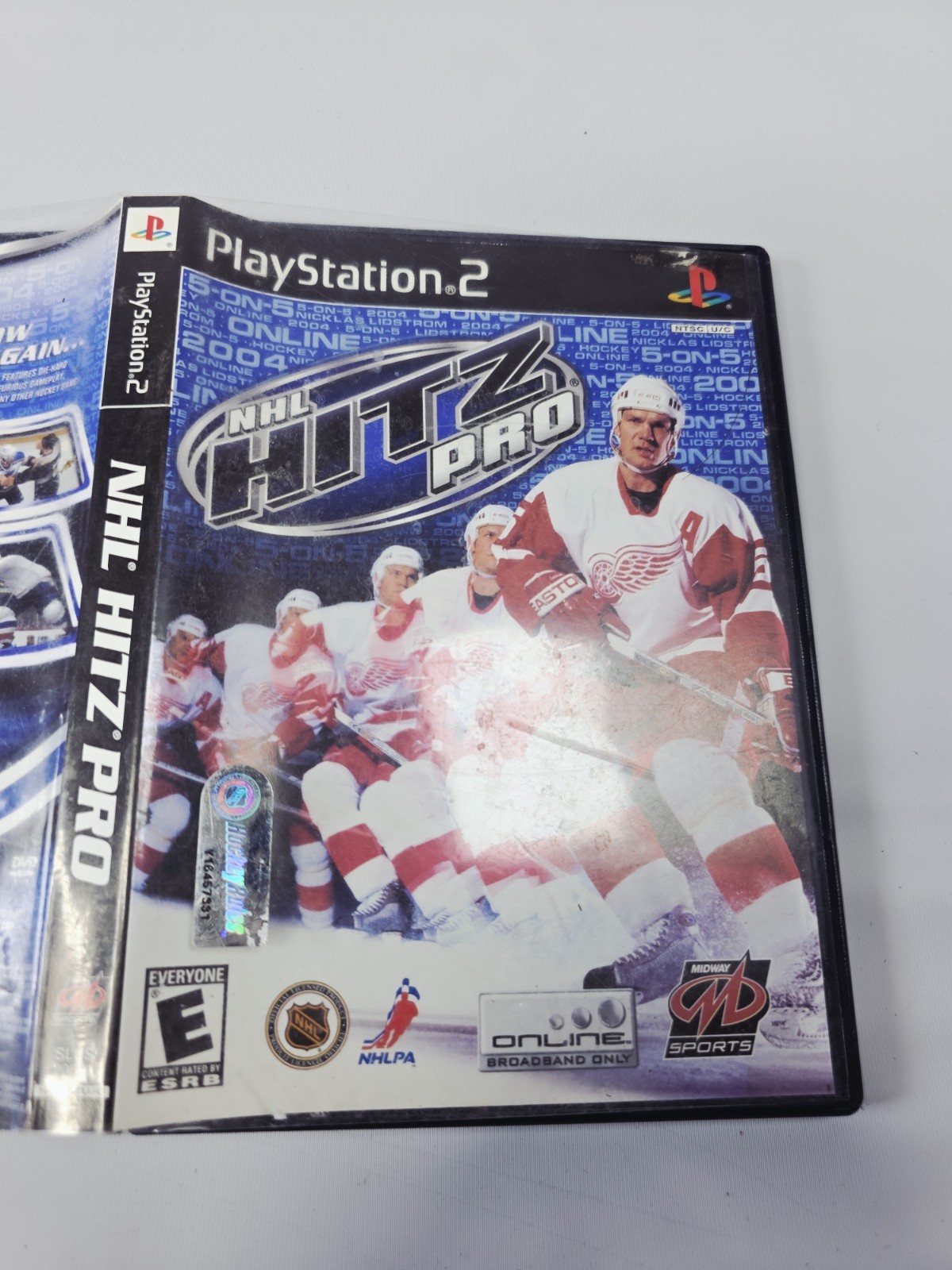 NHL Hitz Pro (Sony PlayStation 2, PS2, 2003) CASE ONLY w/ Manual Included