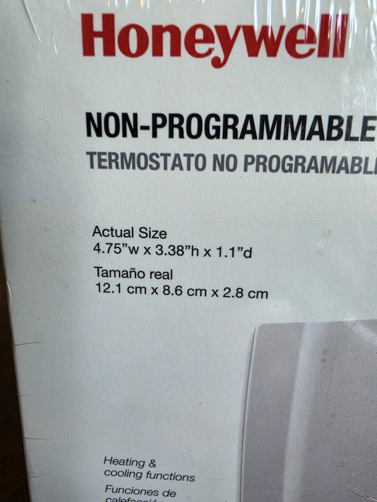 Honeywell Non- Programmable Thermostat RTH111B1016- New
