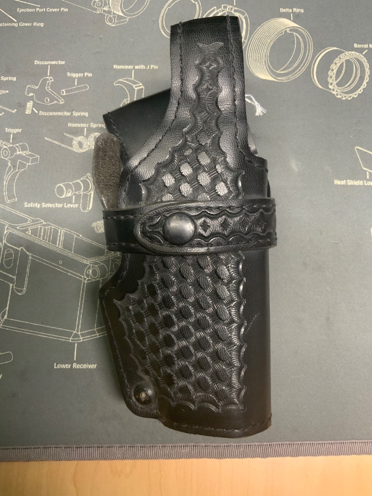 Safariland Basketweave Holster RH 0705-383 for Glock 20, 21