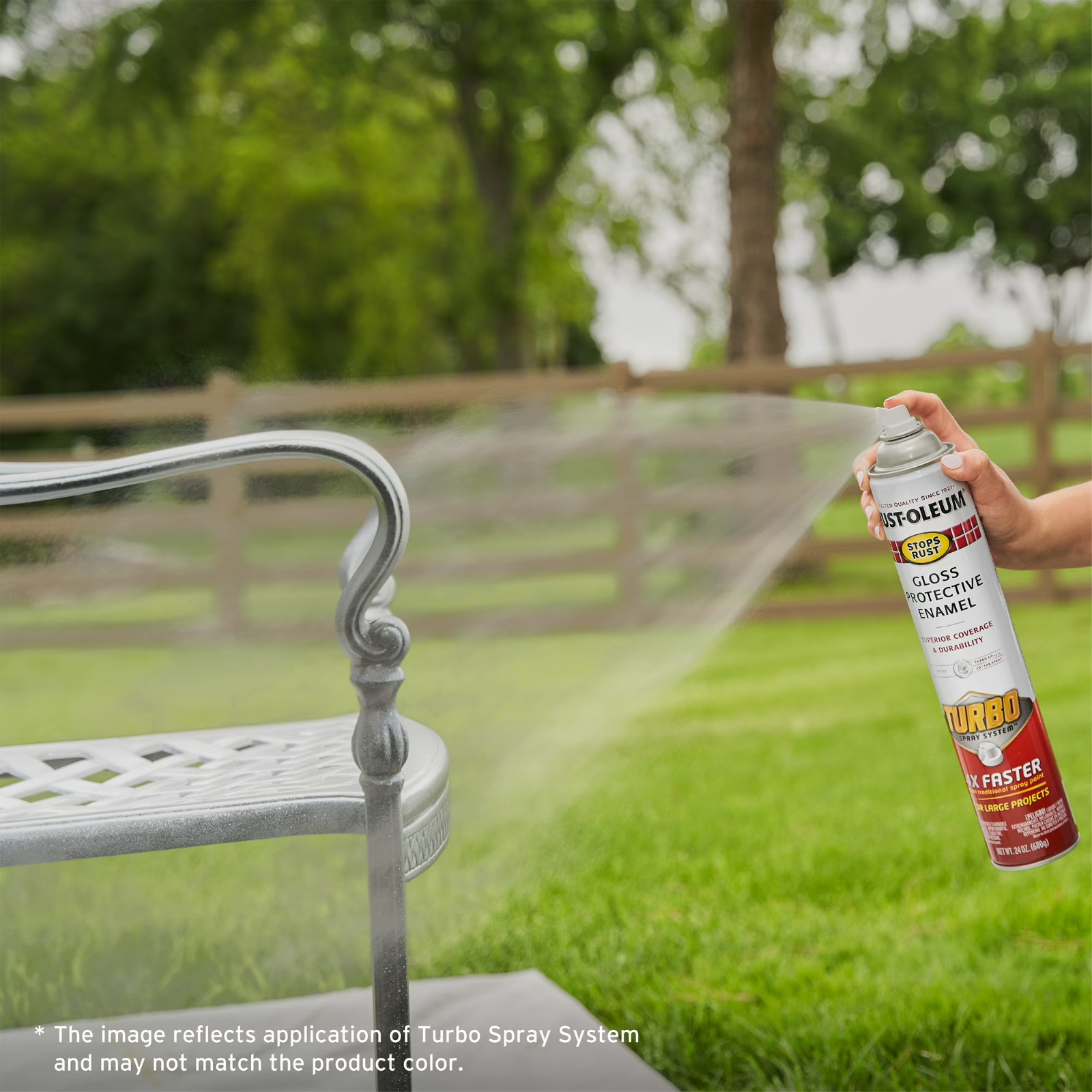 (6 Pack) White, Rust-Oleum Stops Rust Turbo Gloss Protective Enamel Spray Paint
