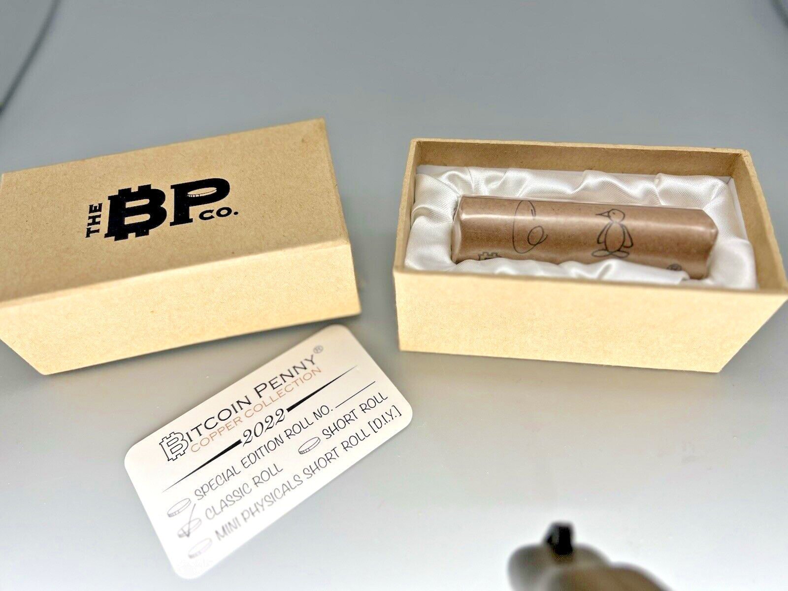 Bit coin Penny Co "BP" AUTOGRAPHED 22' sealed full roll of 40- Lealana CASASCIUS