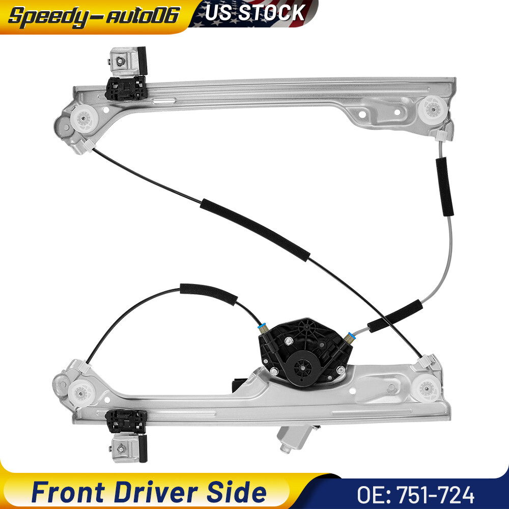 Front Driver Side Window Regulator w/ Motor For Chevy Silverado GMC Sierra 14-20