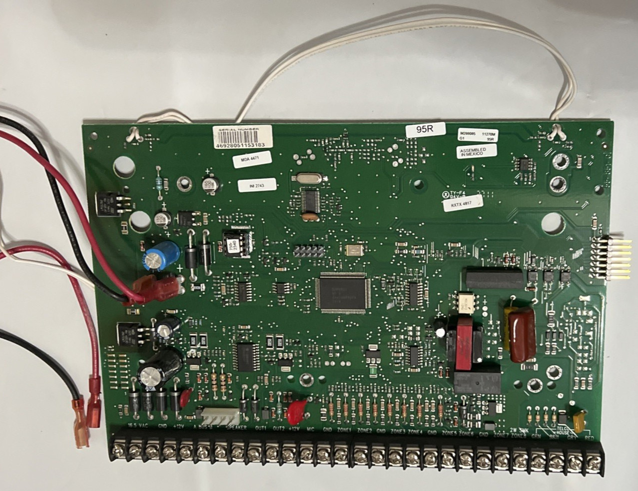 GE Interlogix Concord 4 Security Control Panel - Board Only