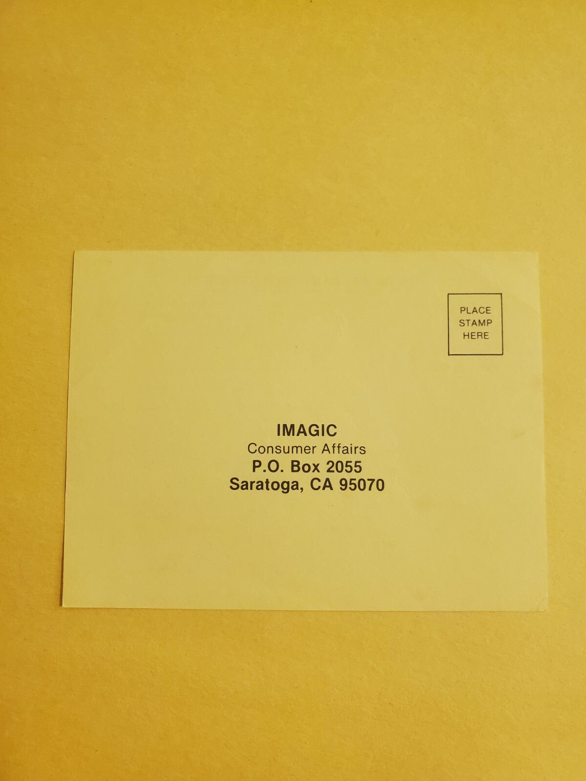 iMagic Atari Mail In Card INSERT ONLY Authentic