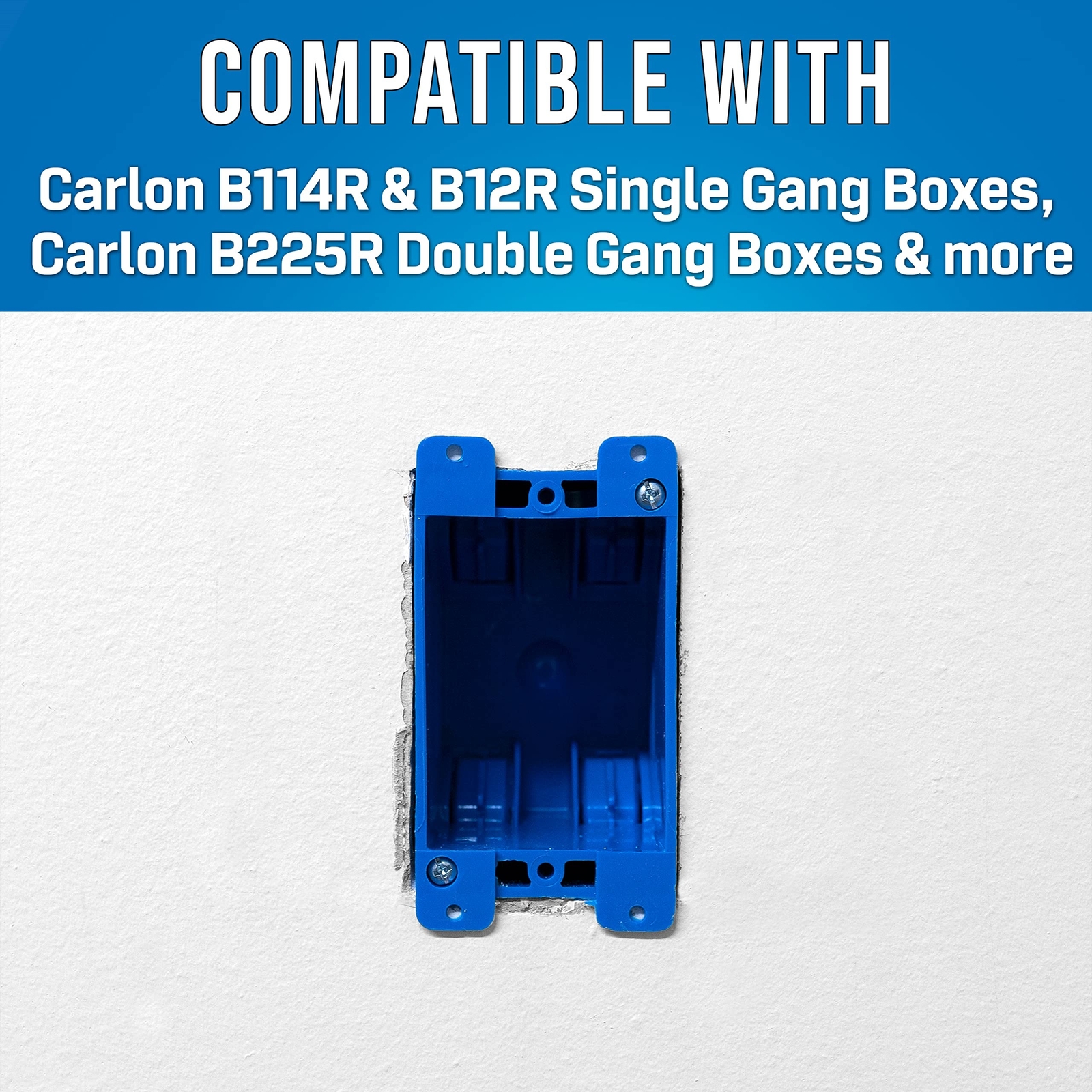 Jonard Tools EBW-412 Electrical Box Cutting Kit, Single Gang with Wall Templa...