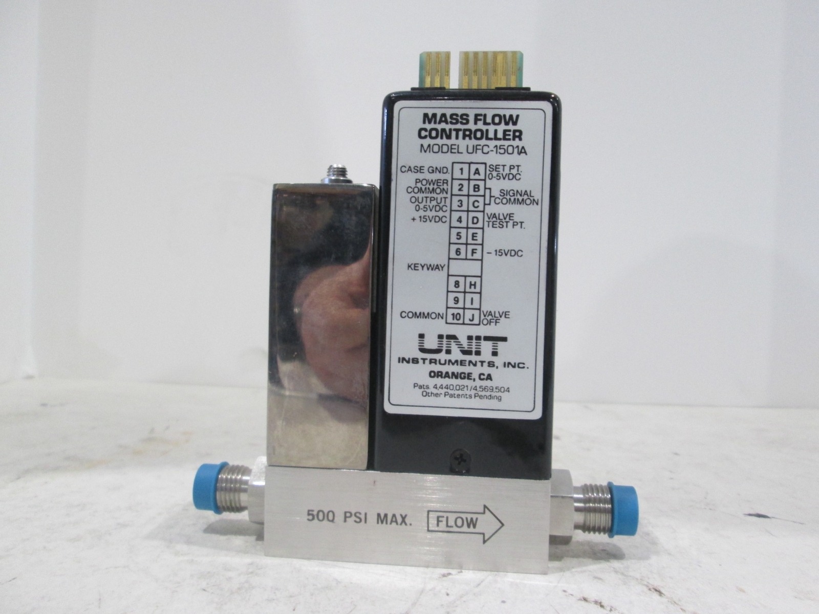 Unit, UFC-1501A, Range 5 SCCM, Gas N2F2, Used