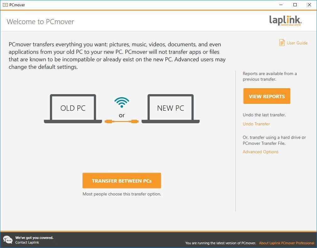PCmover Ultimate 11 File Transfer Software for Efficient PC Migration with Cable