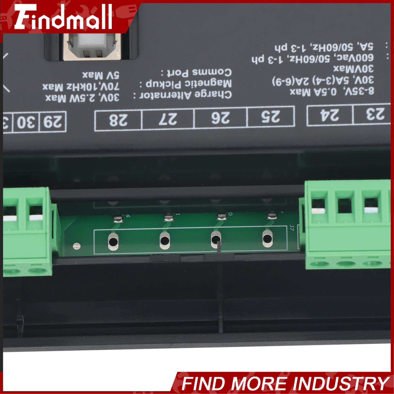 Findmall Generator Controller DSE4510 Control Module Control Panel LCD Display