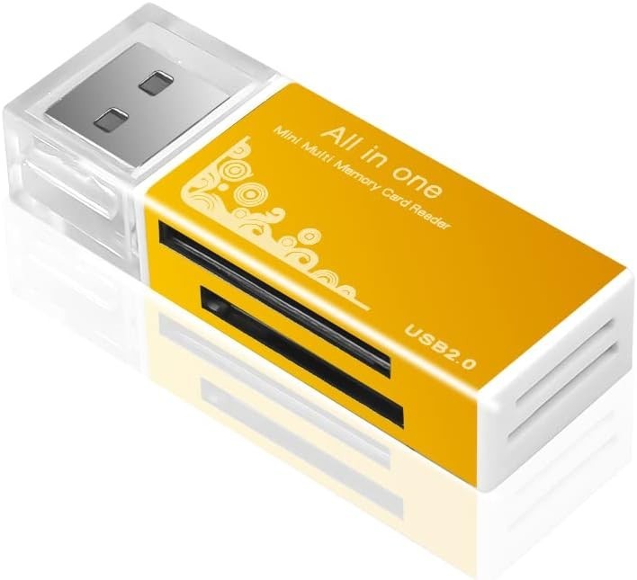 Ultimate 4-Pack USB Card Reader - Fast Transfers, Durable Design for All Devices