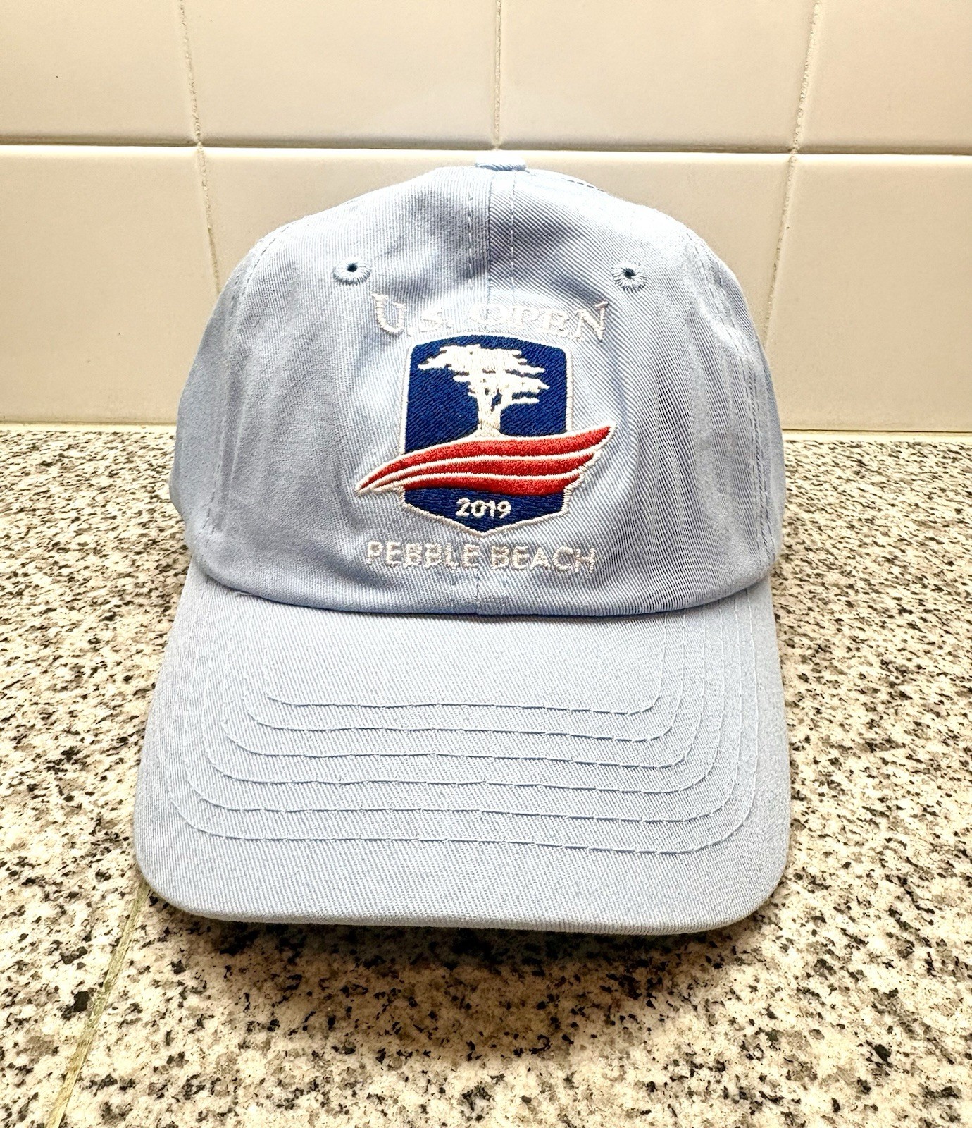 US Open Pebble Beach 2019 USGA Cap, Adjustable, Light Blue