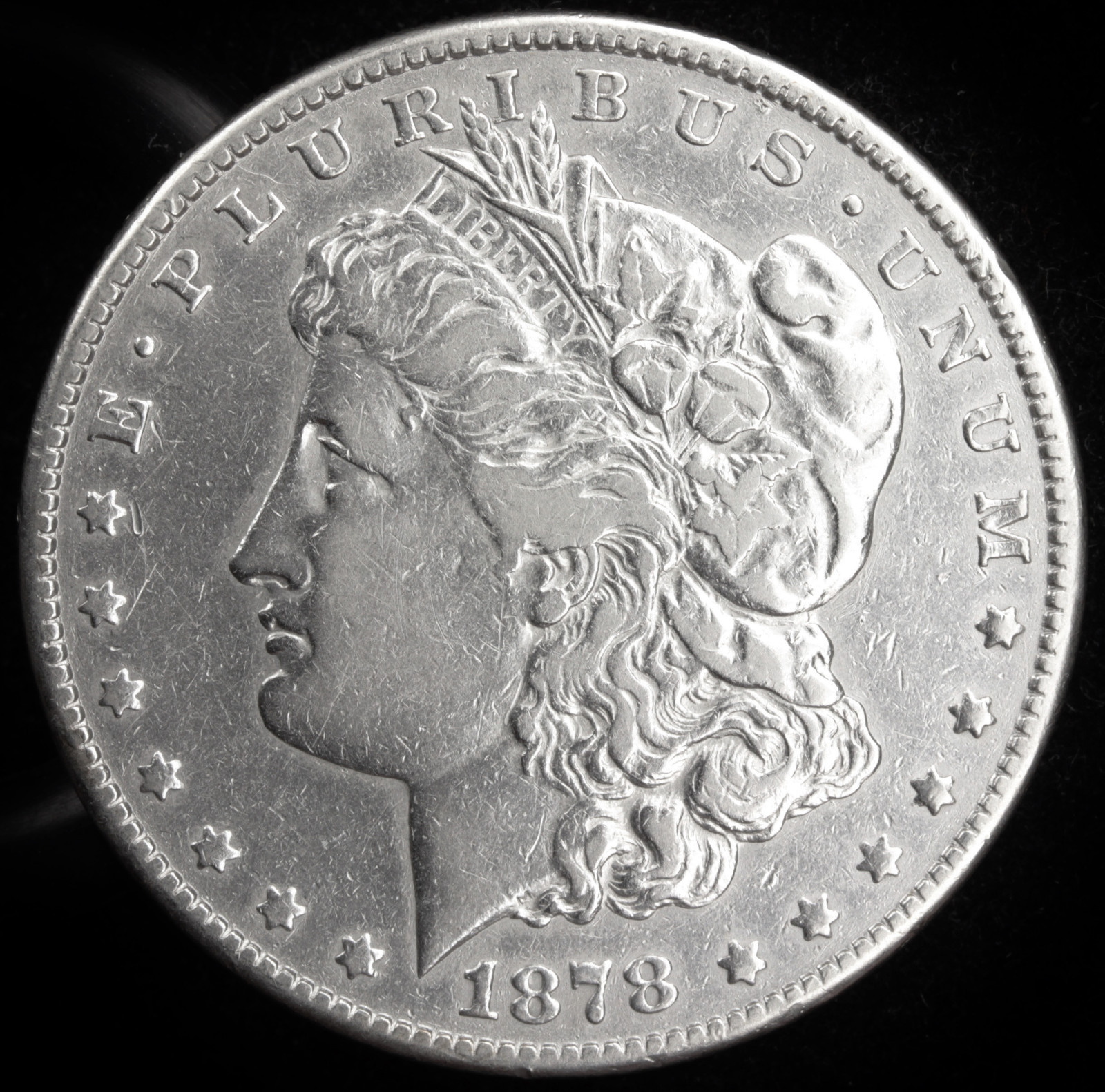 1878-s Morgan Silver Dollar.  High Grade. (Inventory A)