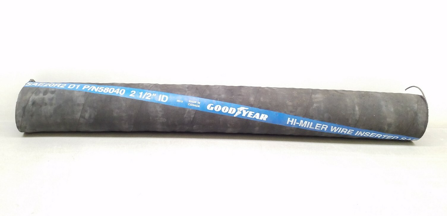 58040 Goodyear Hi-Miler Wire Inserted Hose 2-1/2" ID X 24" - Free Shipping