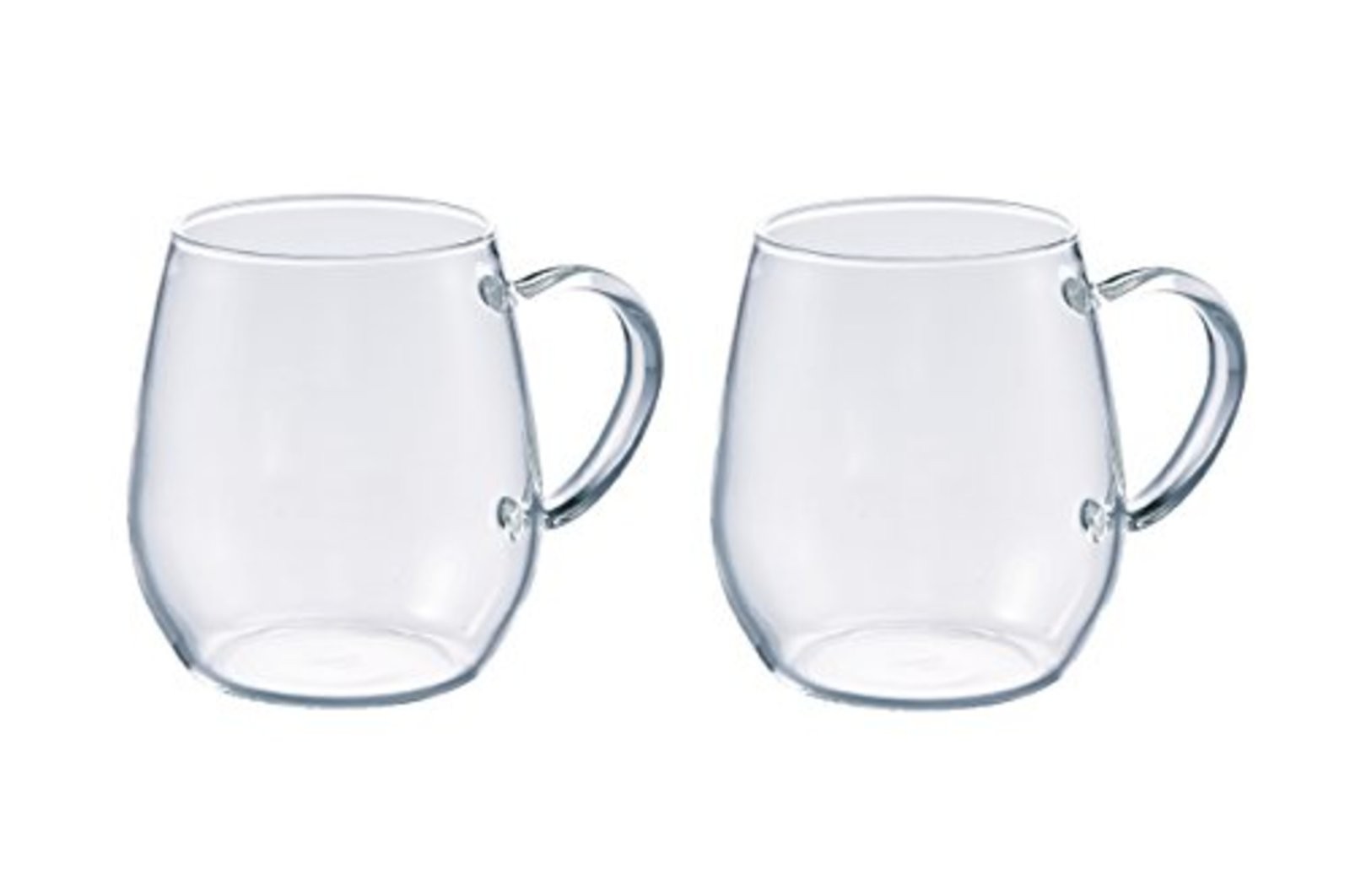 HARIO round mug set of 2 RDM-1824 360ml Free Shipping with Tracking# New Japan