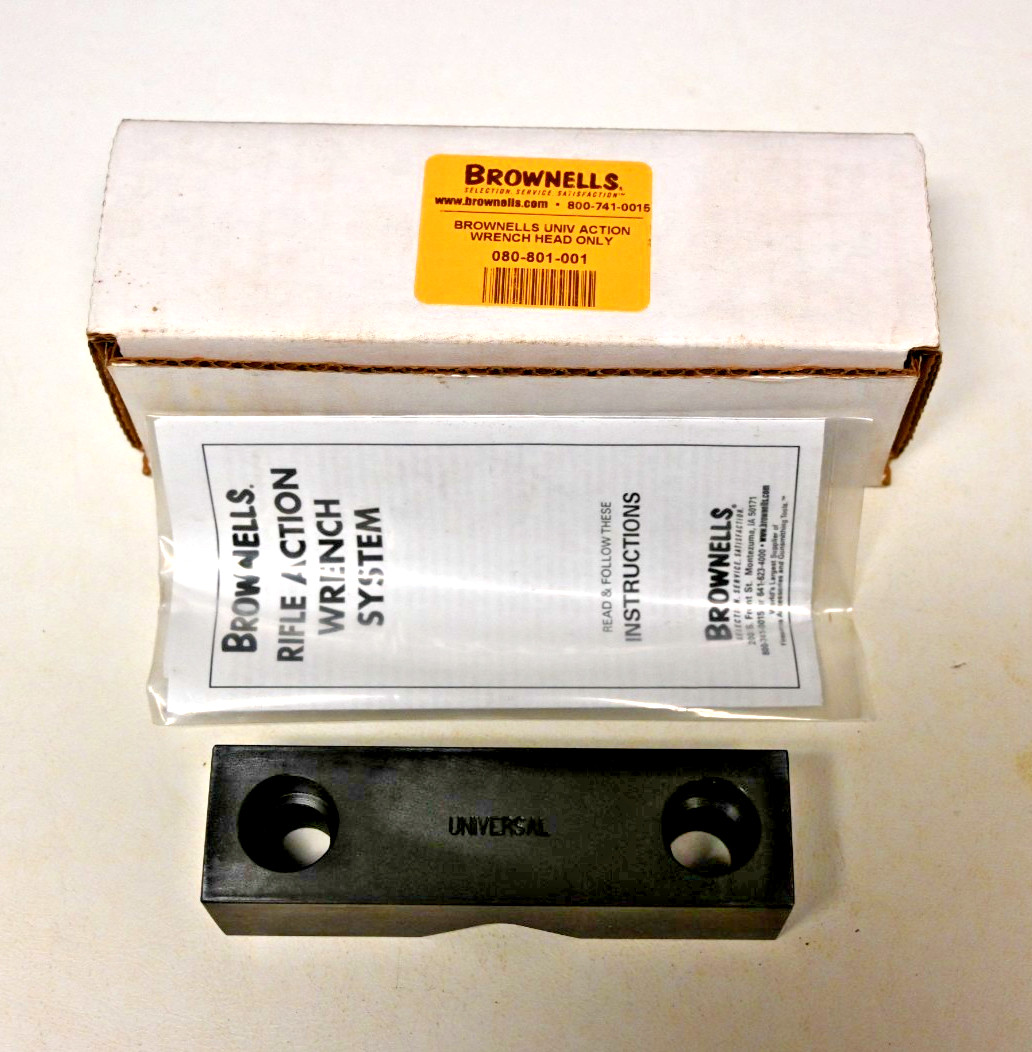 Brownells Universal Action Wrench Head Ohly in Original Box with Paperwork