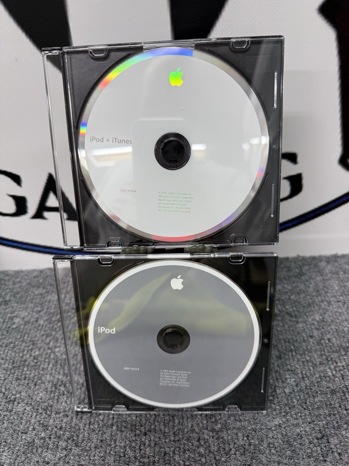 Apple iPod + iTunes Software Installation Disc BUNDLE - CD-ROM - FREE SHIPPING!