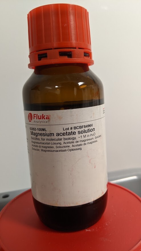 63052 100ml Sigma-Aldrich Magnesium acetate solution BioUltra molecular biology