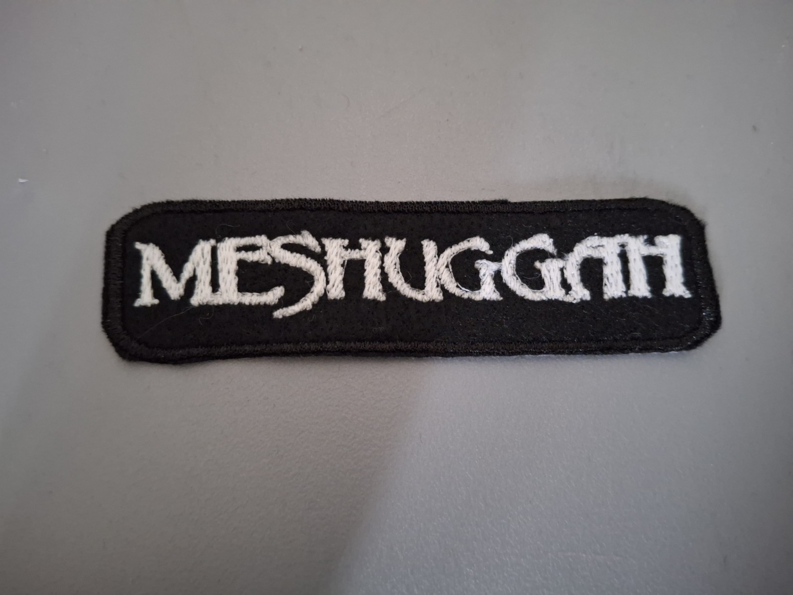 Glow In The Dark Meshuggah Band Patch Black And White