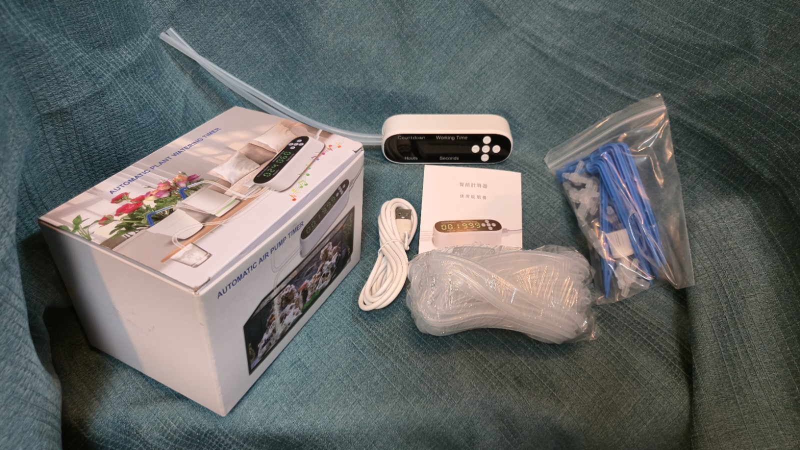 Automatic plant watering timer indoor