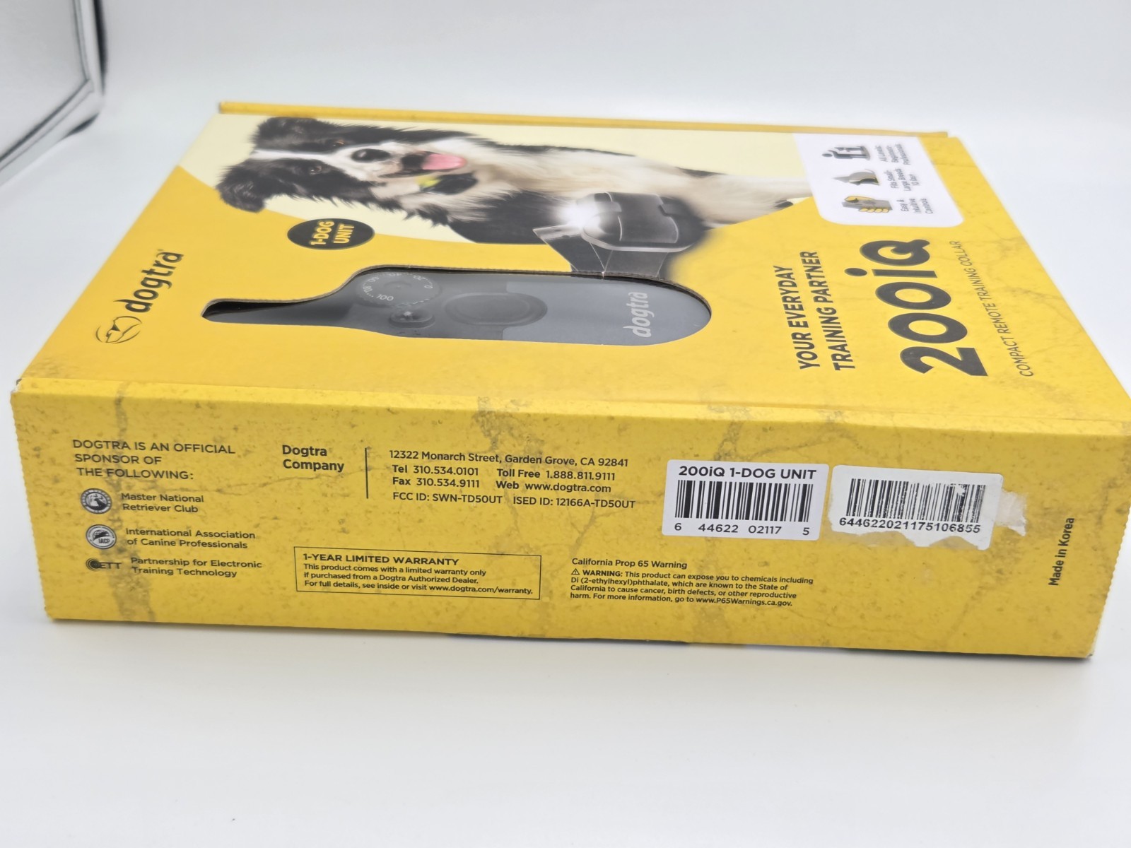 Dogtra 200IQ Dog Training Collar - 1/2 - Mile Range E-Collar