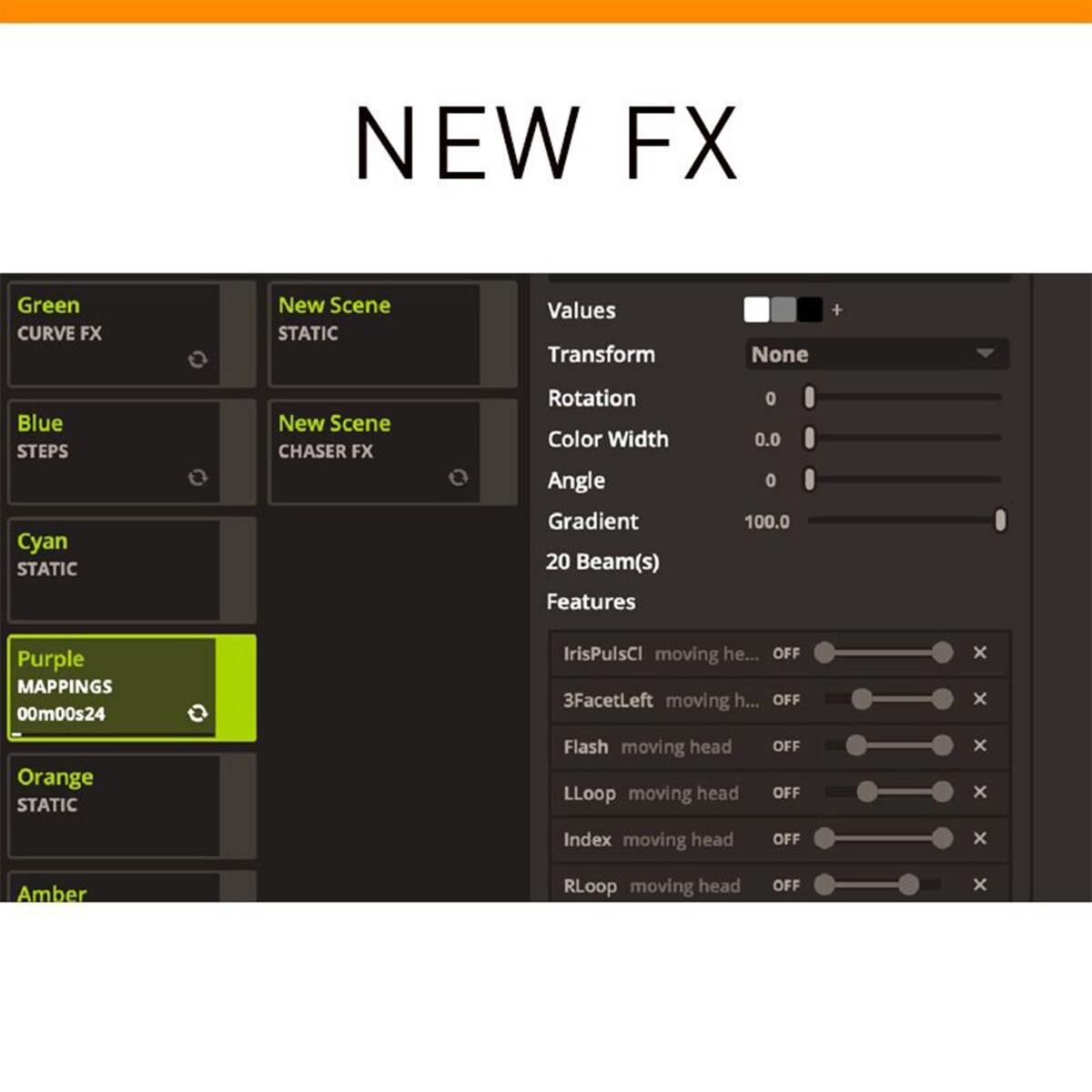 ADJ myDMX 5 DMX Lighting Control Software Hardware Interface for Mac & PC