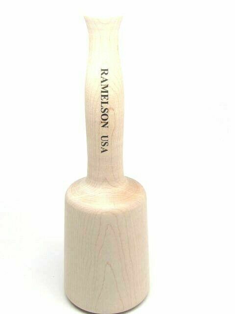 Ramelson Hard Maple Wood Mallet Hammer 14 oz Wood Carving Tools & Farrier Tools