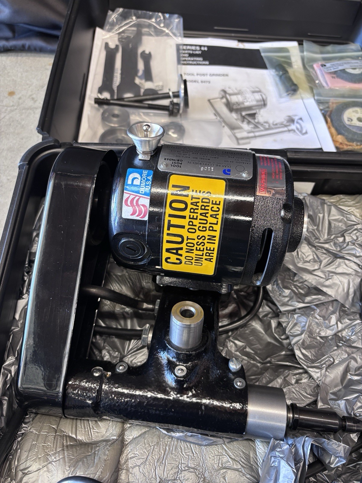 Dumore 44-011 Model 8473-210 Tool Post Grinder