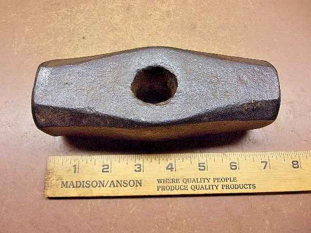 HEAVYWEIGHT 7 Lb. 10 Oz. Sledge Hammer Head in Clean Condition Blacksmith Tool