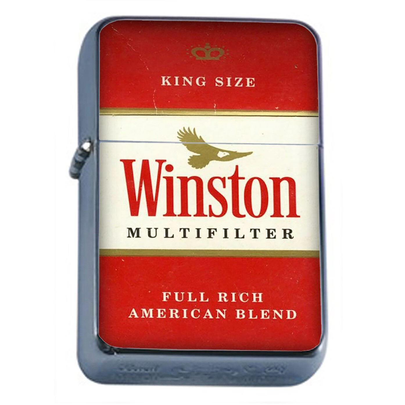 Oil Lighter Vintage American Cigarette Smoking Ad Classic