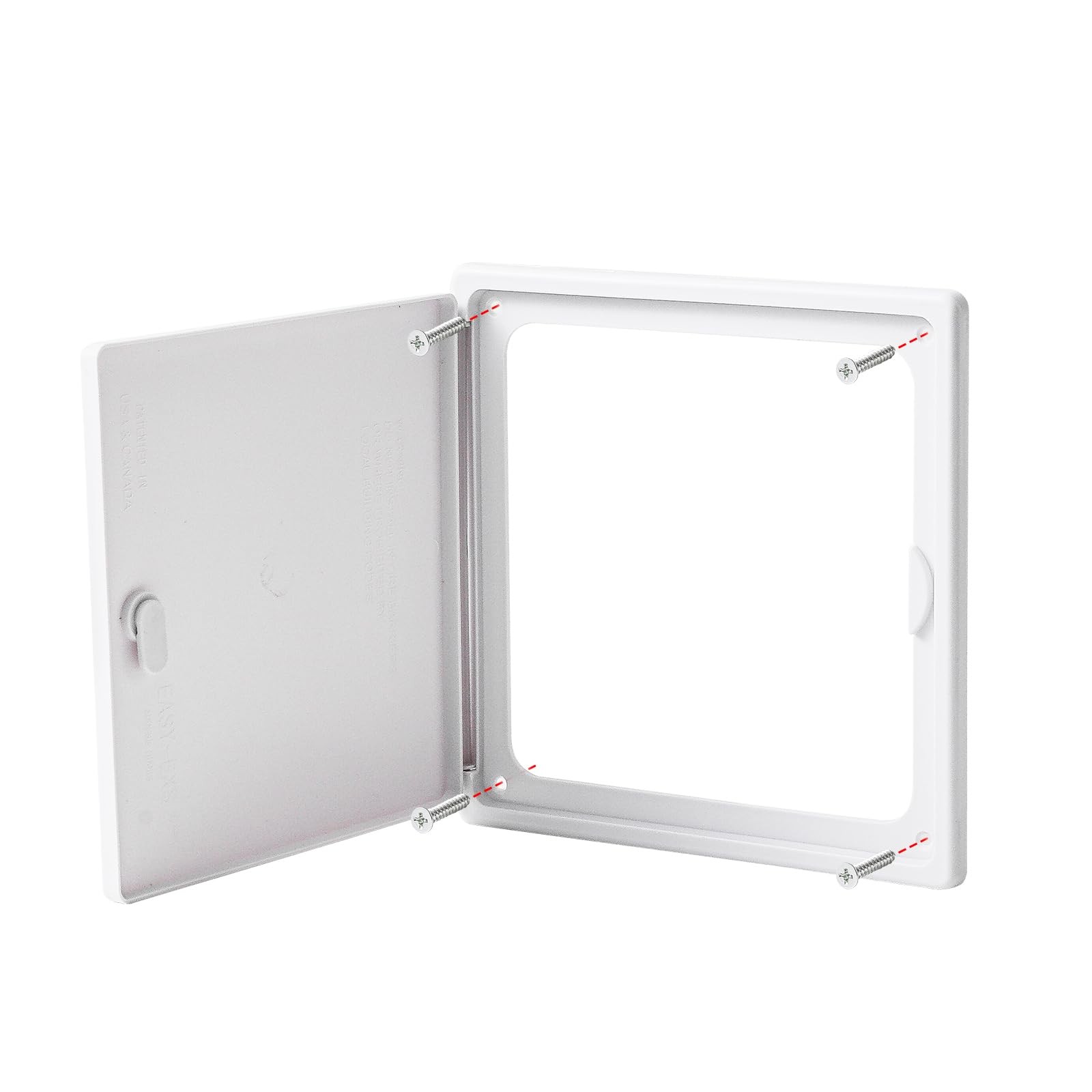 Access Panel 12x16 with Door (Max Service Opening 10x14) Plastic White (Large...