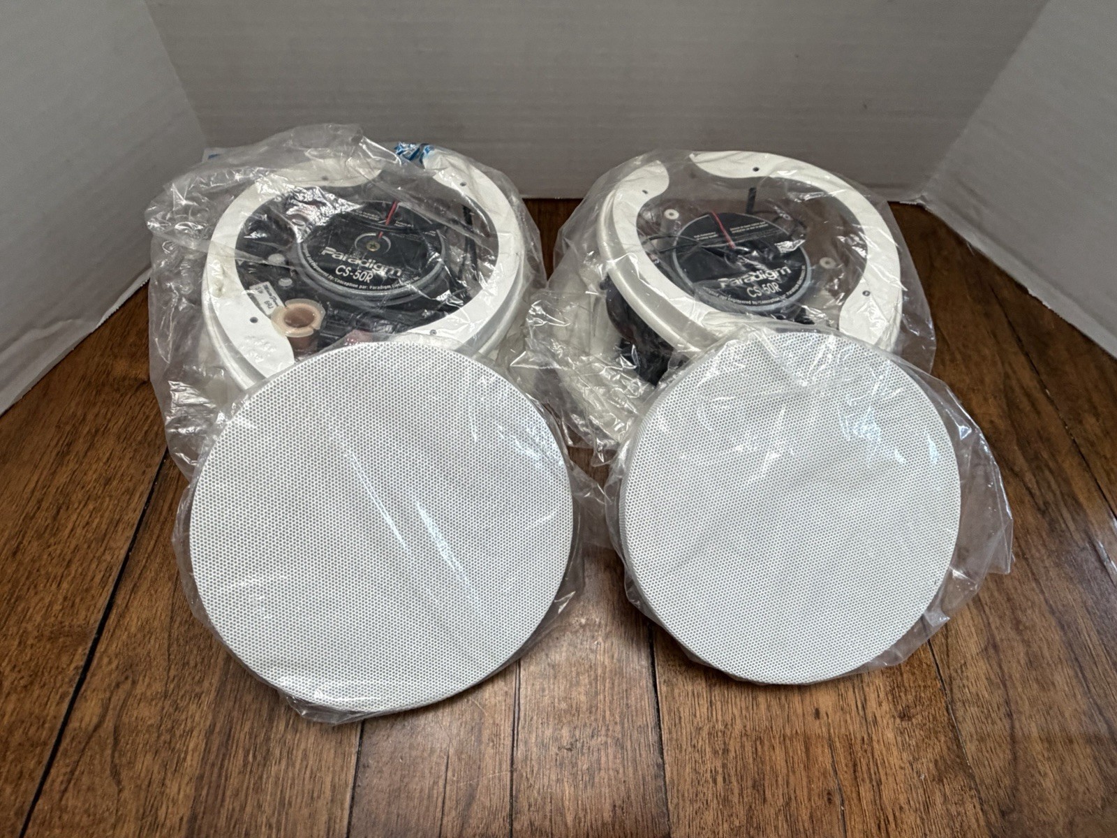 Pair Of Paradigm CS-50R In-Ceiling High-Definition Speakers - New/Open Box