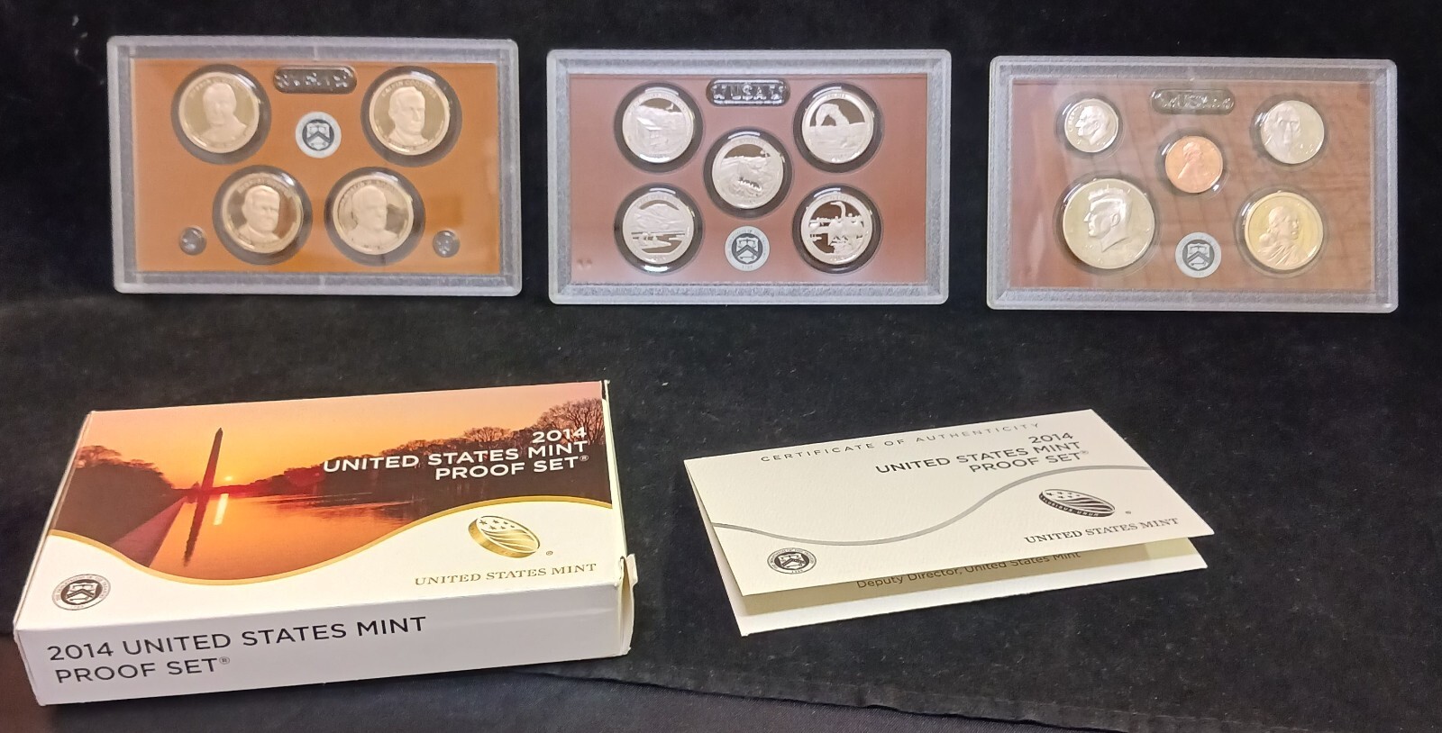 2014 UNC U.S. Mint Proof Set- in O.G.P. w/ COA