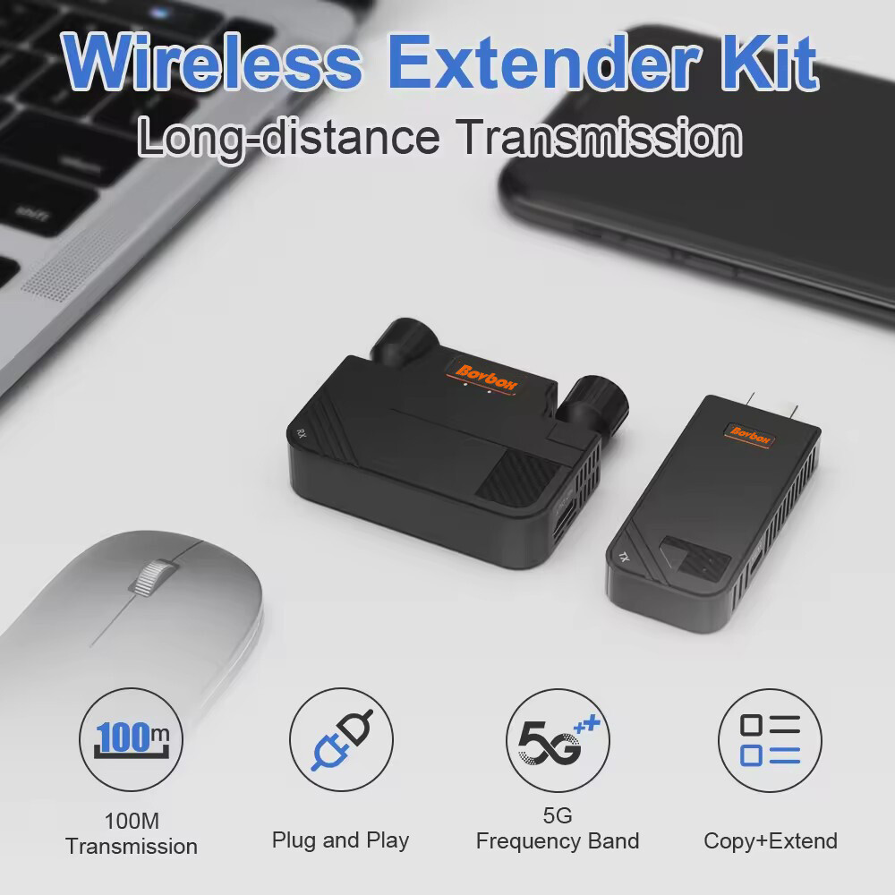 Wireless HDMI Video Transmitter Receiver Extender Share for Phone Laptop To TV