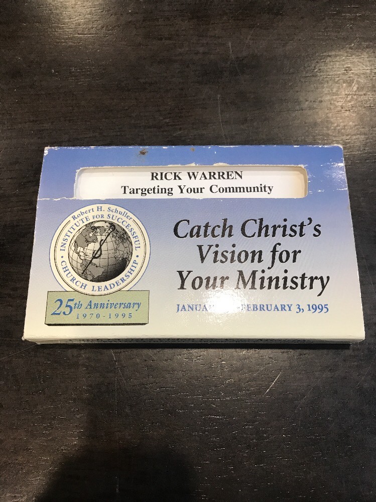 Rick Warren Targeting Your Community Cassette
