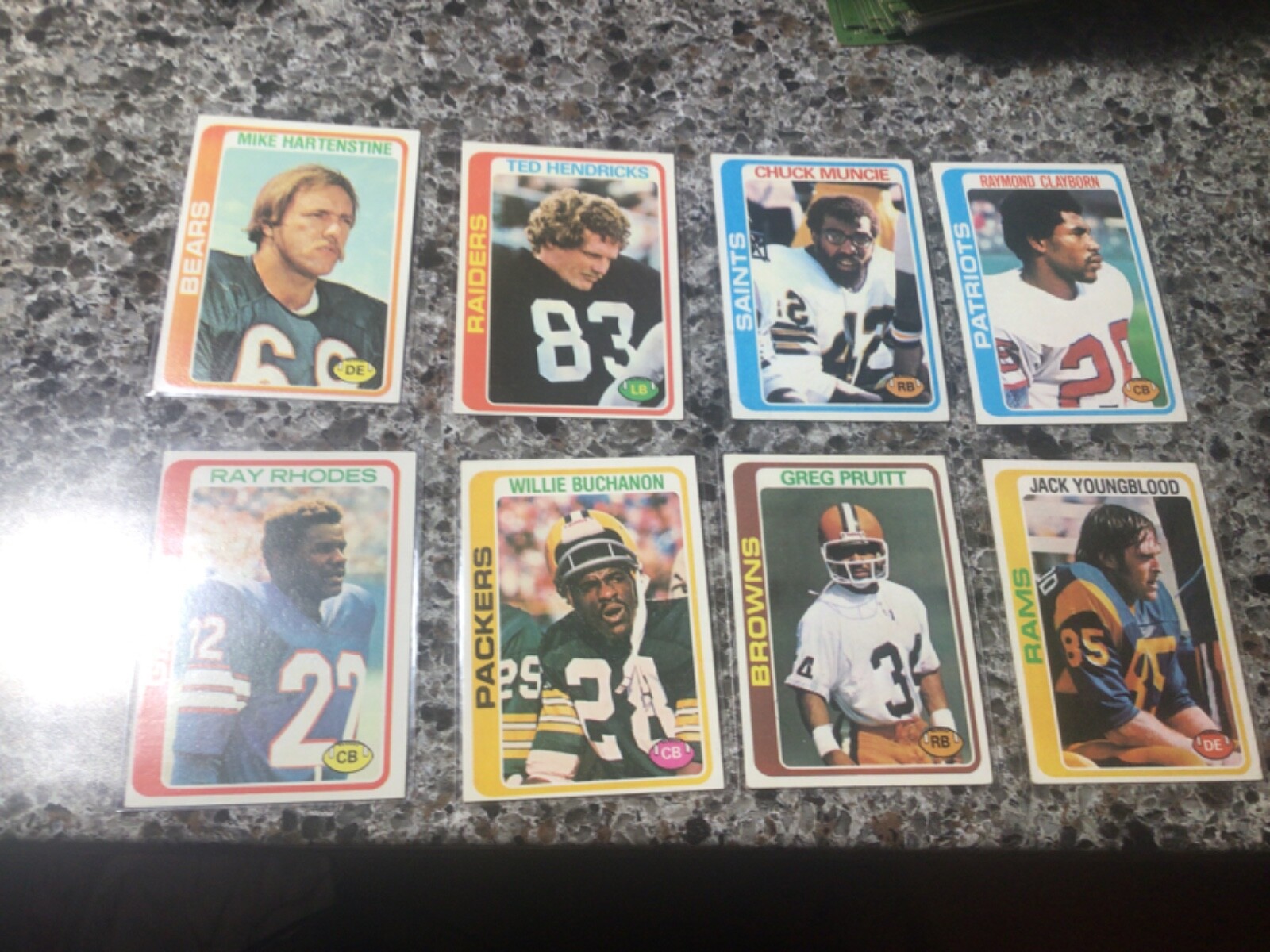 U-Pick 1978 Topps football common/stars #266-528 SINGLES  - YOU PICK ANY CARD(S)