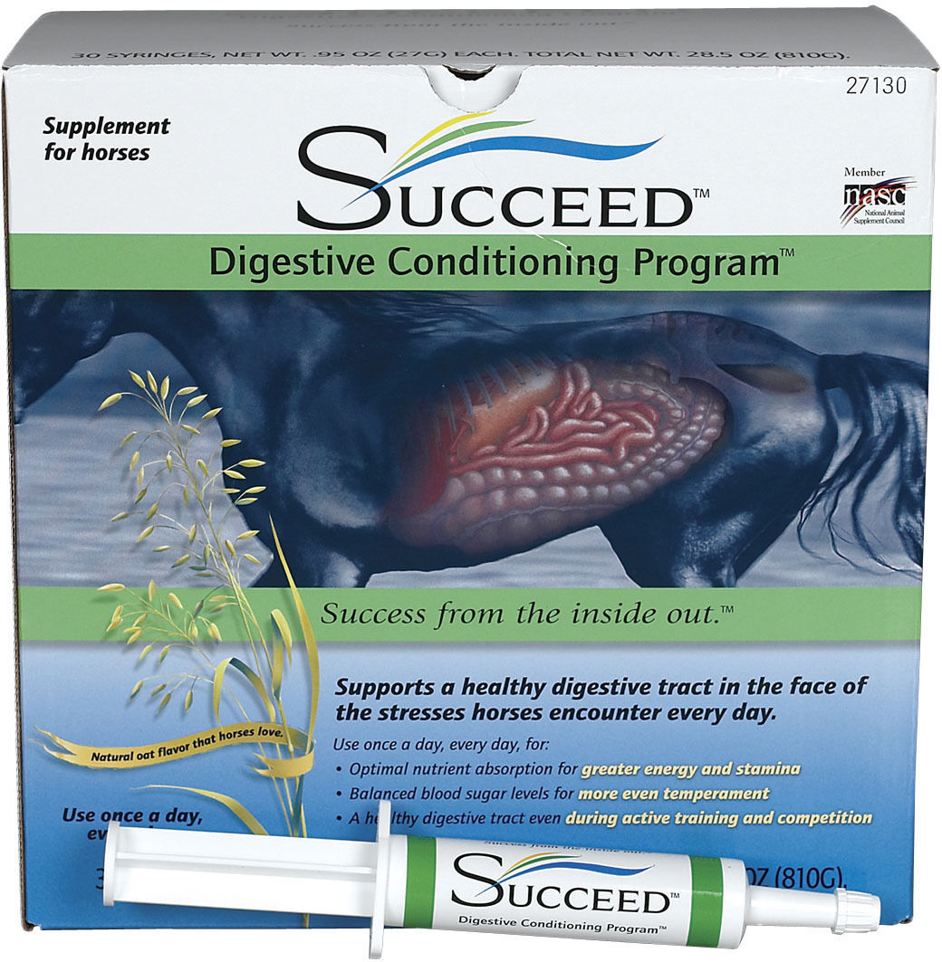 Succeed Paste DCP 30 Syringe Pack Freedom Health 27330 Equine Ulcer Med Horse