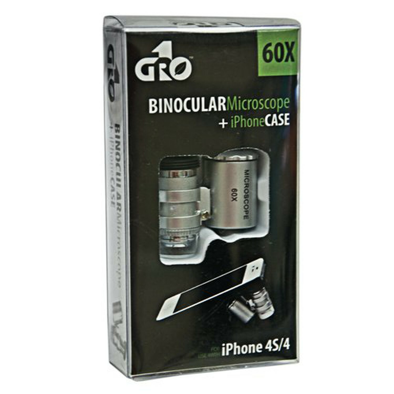 Grow1 v1.0 60x Magnification Microscope, Black (999095)
