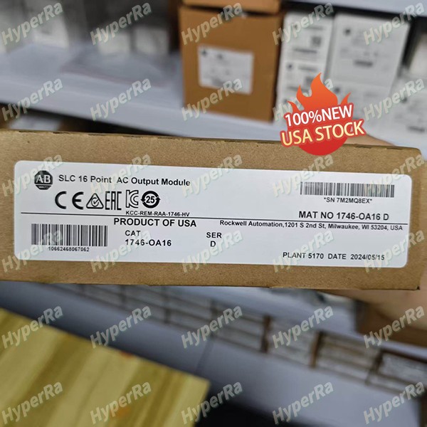 New Allen-Bradley 1746-OA16 AC Output Expansion Module