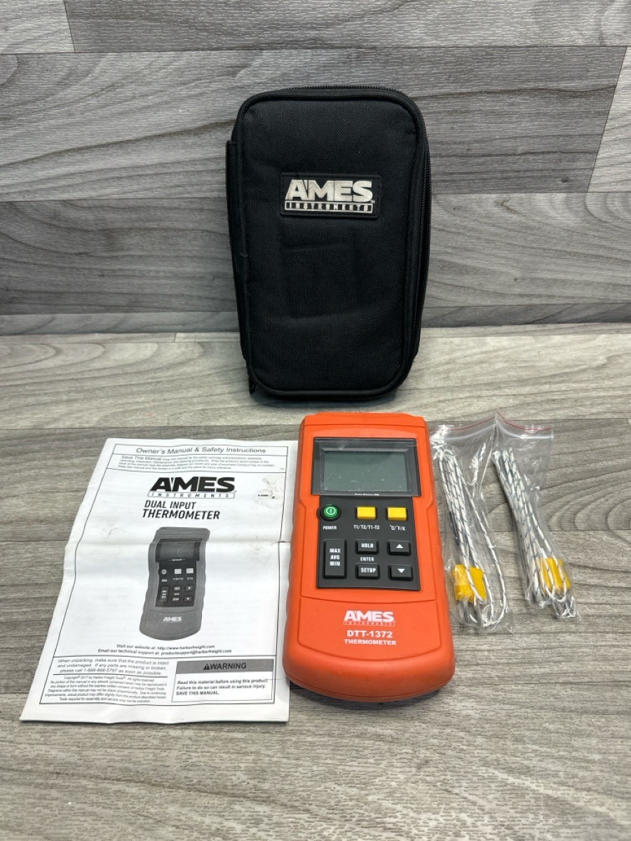 AMES DTT-1372 DUAL INPUT CONTACT THERMOMETER (A1D020030)