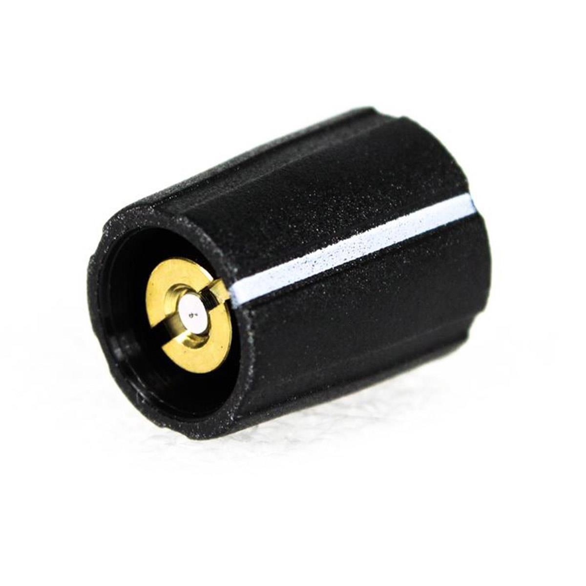 PixelGear 11mm Black Matte Collet Knob with White Indicator Line for DBX 166