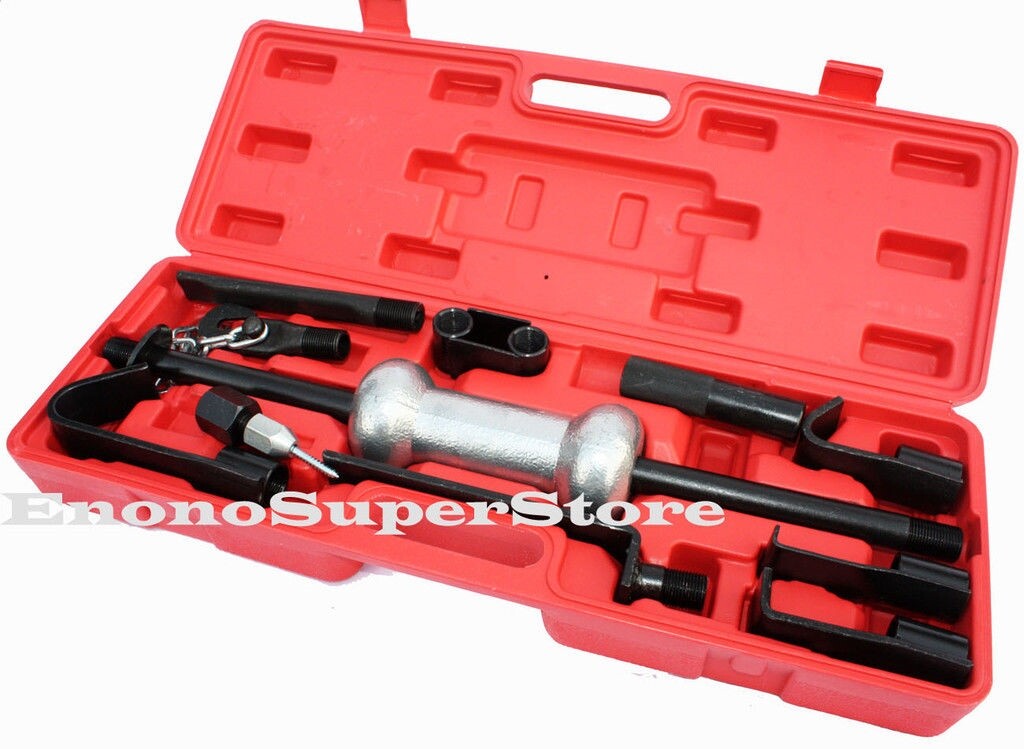 13pc Auto Body Repair Tool Kit Dent Puller w/ 10lbs Slide Hammer Heavy Duty